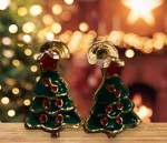 Jule Ørestikker - små juletræer med røde kugler